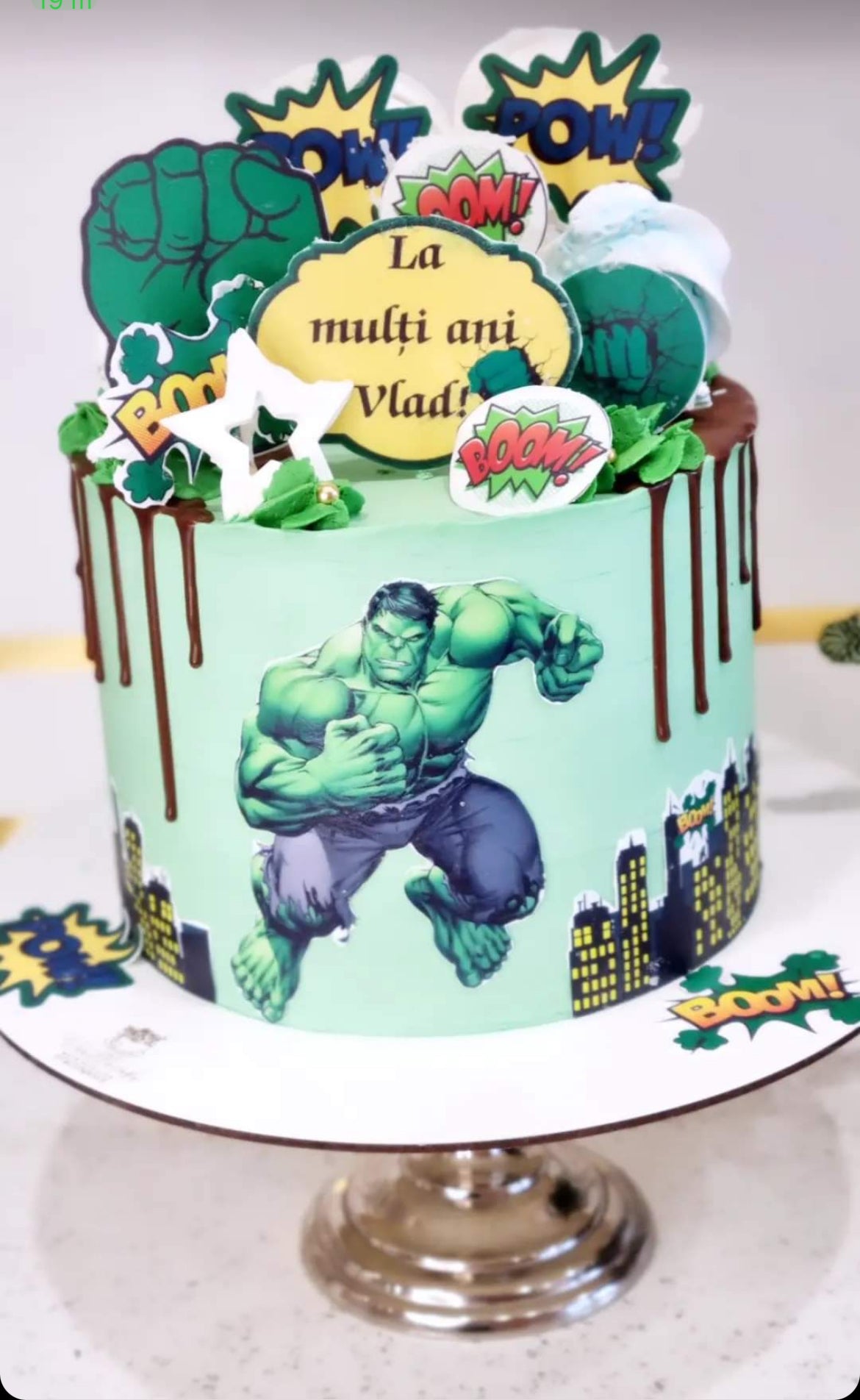 HULK  PERSONALISED NAME  edible Cake  toppers A4 Icing Sheet